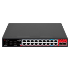 SAFIRE SF-SW2016HIPOE-GMF-240 - Safire Switch Hi-PoE - 16 puertos GE PoE + 2 SFP + 2 RJ45 - Velocidad de puertos 10/100/1000/2500 Mbps - 14 Puertos PoE+ 30W + 2 Puertos Hi-PoE 60W - PoE Watchdog - Hasta 240W Potencia PoE total - imagen 2
