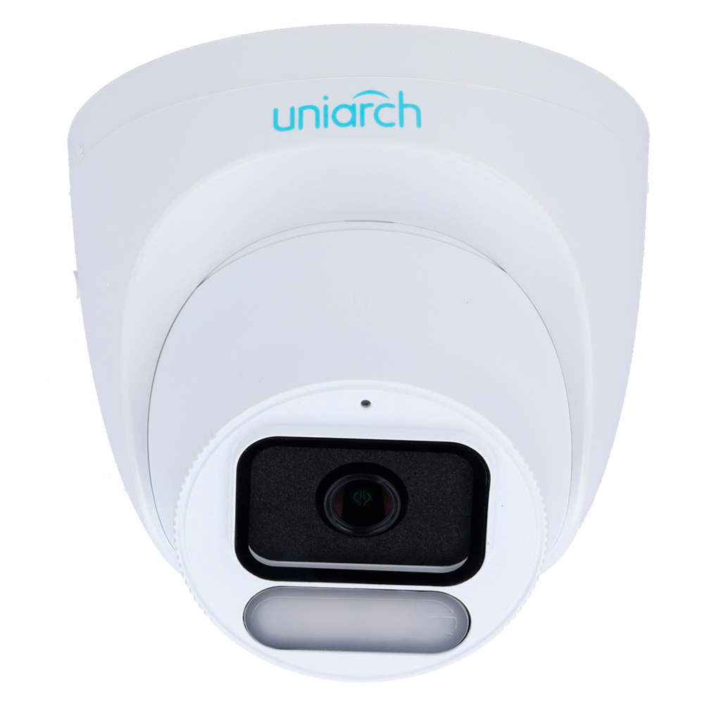 UNIARCH UV-IPC-T242-ADF28K-WP - Cámara IP Turret | Uniarch - 2 MP | Lente 2.8 mm | microSD 512 GB - Luz blanca 30 m | WDR 120 dB - Color Hunter con tecnología WISE-ISP - PoE | UMD | IP67 - Botón de reset | Micrófono incorporado - imagen 2