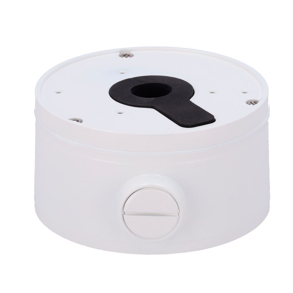 VCA TECHNOLOGY VCA-BJC12 - Caja de conexiones - Para cámaras IPAi (ver especificaciones) - Ø115.8mm. x 60mm. - Apto para interior/exterior IP66 - Color blanco (RAL9003) - Pasador de cables - imagen 2