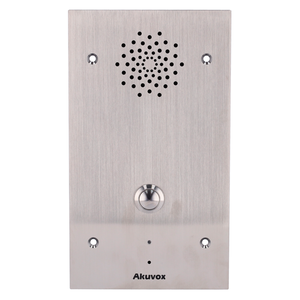 AKUVOX AK-E21A - Portero IP antivandálico IK10 - Audio bidireccional - 2 relés | PoE, SIP Estándar - Interfono de emergencia - Mantenimiento Cloud - Conexión de monitor y placas a través de Cloud - imagen 2