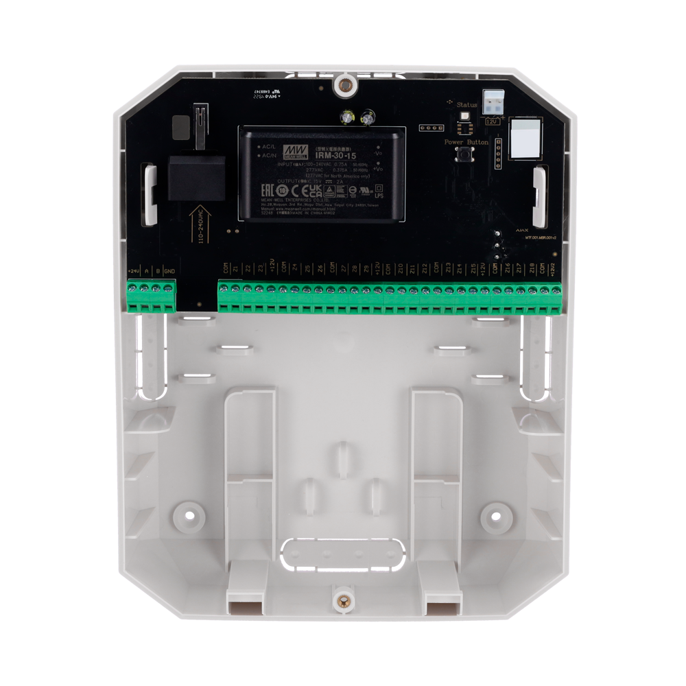 AJAX FIBRA-MULTITRANSMITTER-W-NF - Expansor cableado - Certificado NFA2P y Grado - Expansor de zonas cableadas - Protocolo Fibra - Hasta 18 entradas cableadas - Alarma configurable NC, NO, EOL, 2EOL, 3EOL - Doble salida de alimentación 12V / 1A - imagen 2