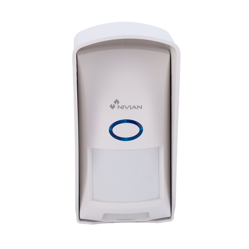 NIVIAN SMART NVS-OUTDOORPIR - Nivian Smart - Detector volumétrico de exterior - Rango detección 6~9m/110º - Indicador LED - Inalámbrico 433MHz - Compatible con todos los paneles de alarma Nivia - imagen 2
