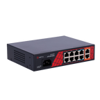 SAFIRE SF-SW1008HIPOE-H-120 - Safire Switch Hi-PoE - 8 puertos PoE + 2 Uplink RJ45 - Hibrido 8x10/100Mbps + 2x10/100/1000Mbps - 6 Puertos PoE+ 30W + 2 Puertos Hi-PoE 60W - PoE Watchdog - Hasta 120W Potencia PoE total - imagen 2