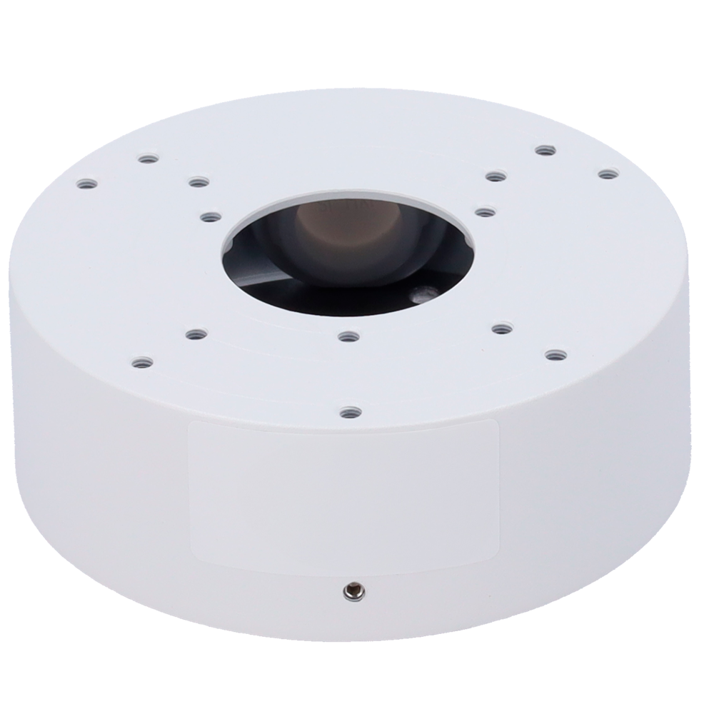 SAFIRE SMART SF-JBOX-0105 - Caja de conexiones Safire Smart - Para cámaras domo - Apto para uso interior - Instalación en techo o pared - 38.8 (Al) x 109.5 (Ø) mm - Pasador de cables - imagen 2