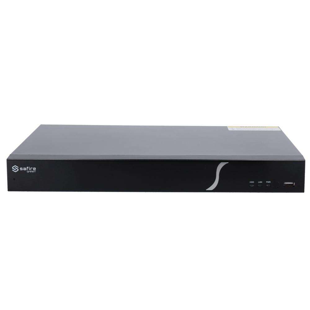SAFIRE SMART SF-NVR8216A-B2 - Safire Smart - Grabador NVR para cámaras IP gama B2 - 16CH vídeo / Compresión H.265S / 2HDD - Resolución hasta 12Mpx / Ancho de banda 160Mbps - HDMI 4K y VGA / Dewarping Fisheye - Reconocimiento facial, Metadatos de vídeo - imagen 2