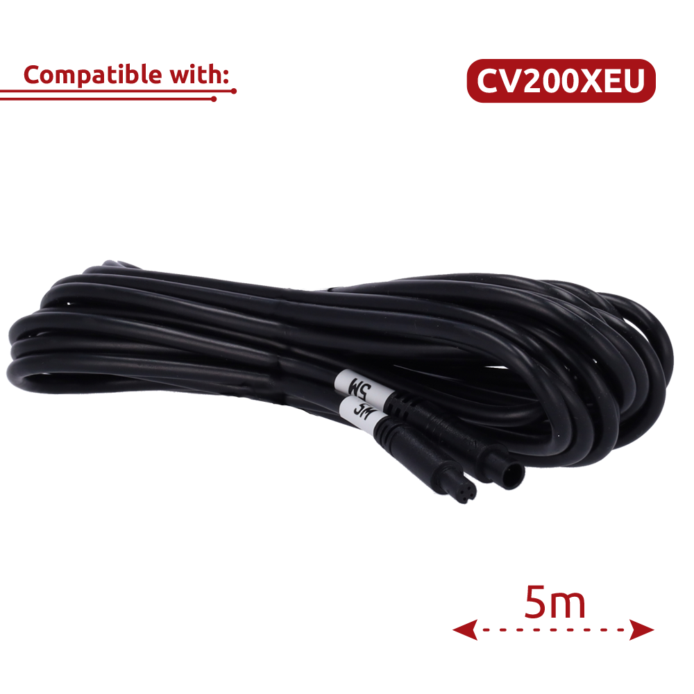 QUECLINK QL-CAM-EXT-CABLE-2B-5M - Cable extensor para cámara B2B-5M - Longitud 5M - Compatible con CV200XEU - imagen 2