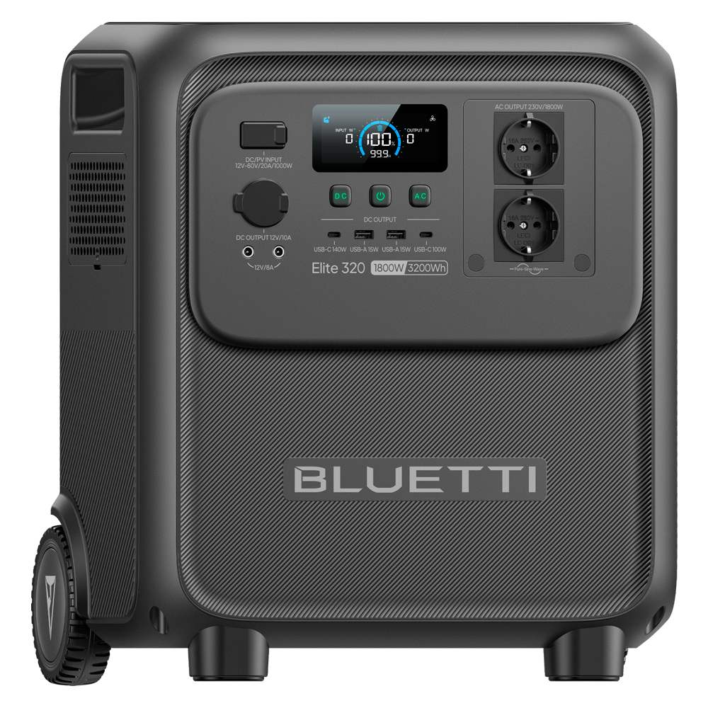 BLUETTI BL-ELITE-320 - Estación de energía transportable Bluetti - Gran capacidad 3200Wh - Potencia salida 1800W - Salidas y formas de recarga múltiples - 3000 ciclos de vida - Control a través la APP - imagen 2
