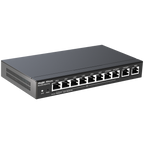 REYEE RG-EG310GH-P-E - Reyee Router PoE Controlador Cloud - 9 Puertos GE LAN + 1 Puerto GE WAN - 8 Puertos PoE+ 802.3af/at / Hasta 110W en total - Admite hasta 4 WAN para failover o balanceo - Hasta 1500 Mbps de ancho de banda - Servidor VPN IPSec, L2TP - imagen 2