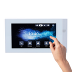 AKUVOX AK-S562W-S-WHITE - Monitor Linux para videoportero - Pantalla IPS de 7" | Montaje en superficie - Audio bidireccional Crystal Clear | Easy UI - TCP/IP, PoE, WiFi, SIP estándar - Mantenimiento a través de Cloud - Conexión de monitor y placas a - imagen 2