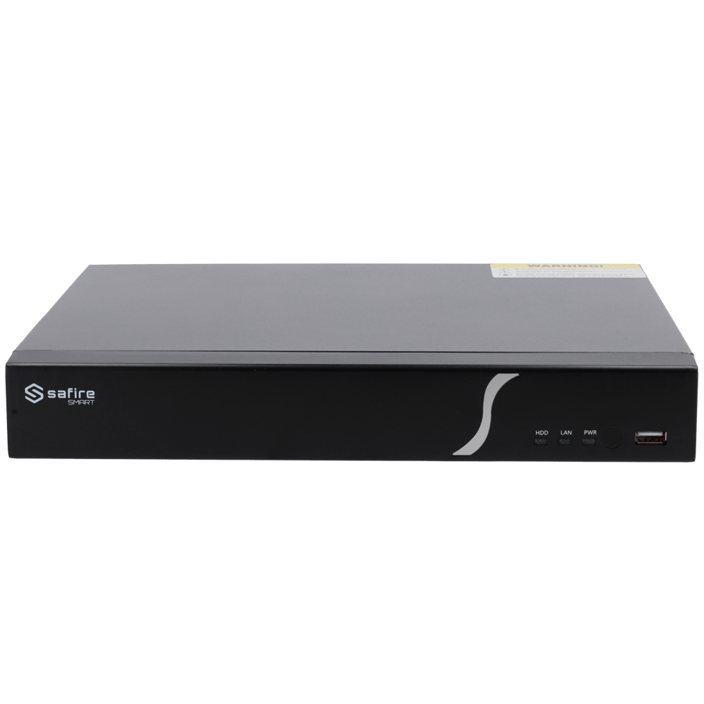 SAFIRE SMART SF-NVR6104-4P-B2 - Safire Smart - Grabador NVR para cámaras IP gama B2 - 4CH vídeo / 4 Puertos PoE / Compresión H.265+ - Resolución hasta 8Mpx / Ancho de banda 80Mbps - Salida HDMI 4K y VGA / 1HDD - Detección facial / Búsquedas inteligentes - imagen 2