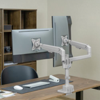 BRATECK LUMI LDT62-C024P-GREY - Brazo para dos monitores - Instalación en mesa - Peso soportado 9 Kg/Brazo - imagen 2