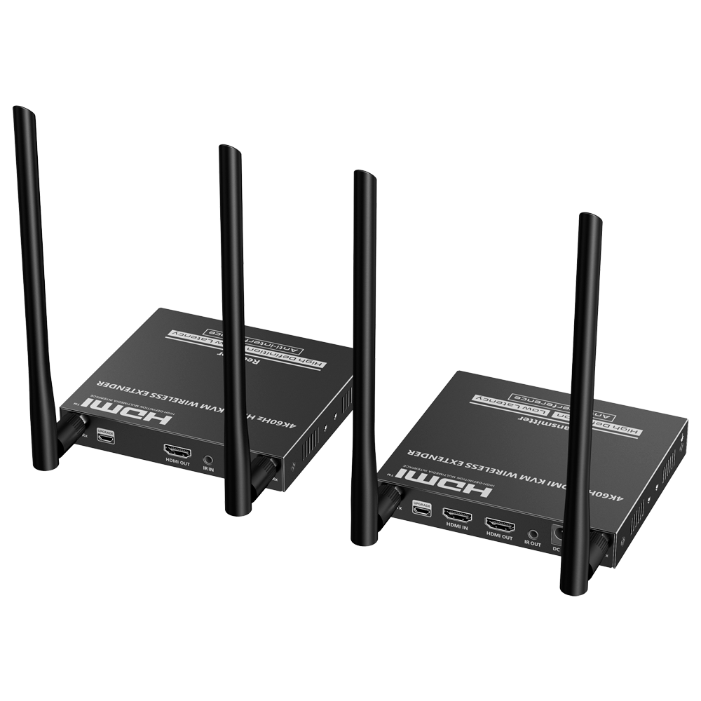 LENKENG HDMI-EXT-PRO-W-4K60-KVM - Extensor KVM inalámbrico - Alcance 50 m - Resolución 4K - Permite conexiones 1:M - HDMI Loop out - imagen 2