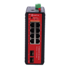 MARCA BLANCA SF-SWI8GE2SFP-2BT-360W-DIN - Switch L2+ gestionable con 8x RJ45 y 2x SFP - 8 puertos PoE Gigabit con soporte IEEE 802.3bt - Doble salida dedicada de alta potencia de 90W - Arquitectura industrial sin ventilador (Fanless) - Enrutamiento estáti - imagen 2