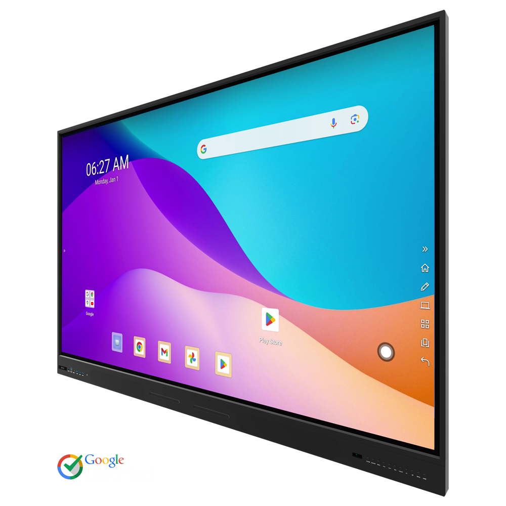 IBOARD IB-TE-YL-75E2-V2 - Monitor interactivo 75" - Resolución 4K - Android 13 y Google EDLA - Procesador Octa-Core - 8 GB RAM y 128 GB ROM - (Opcional) Pizarras laterales - imagen 2