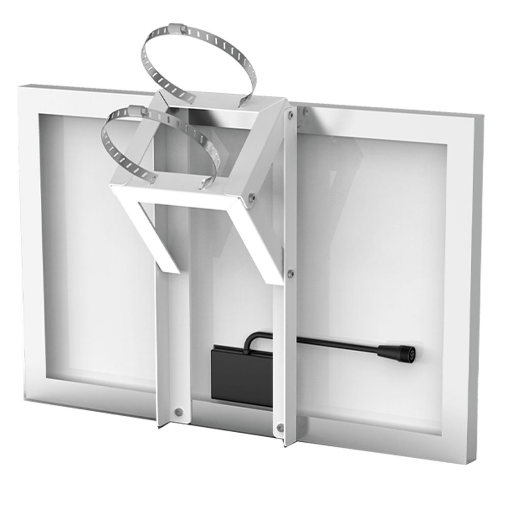 MILESIGHT MS-S45 - Milesight - Panel solar de 45W - Soporte para anclaje en mástil - IP67 - Compatible con cámara de tráfico SC211 - imagen 2