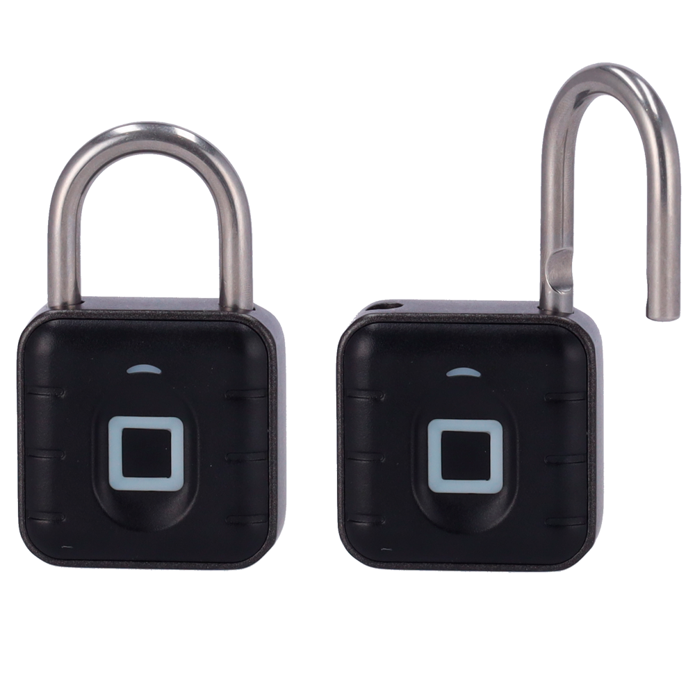MARCA BLANCA PADLOCK-FBT-APP - Candado inteligente Bluetooth - Apertura mediante huella y APP - Capacidad 10 huellas - Diámetro de la viga de 6 mm - Alimentación con baterías CR2023 - Apto para exterior IP67 - imagen 2