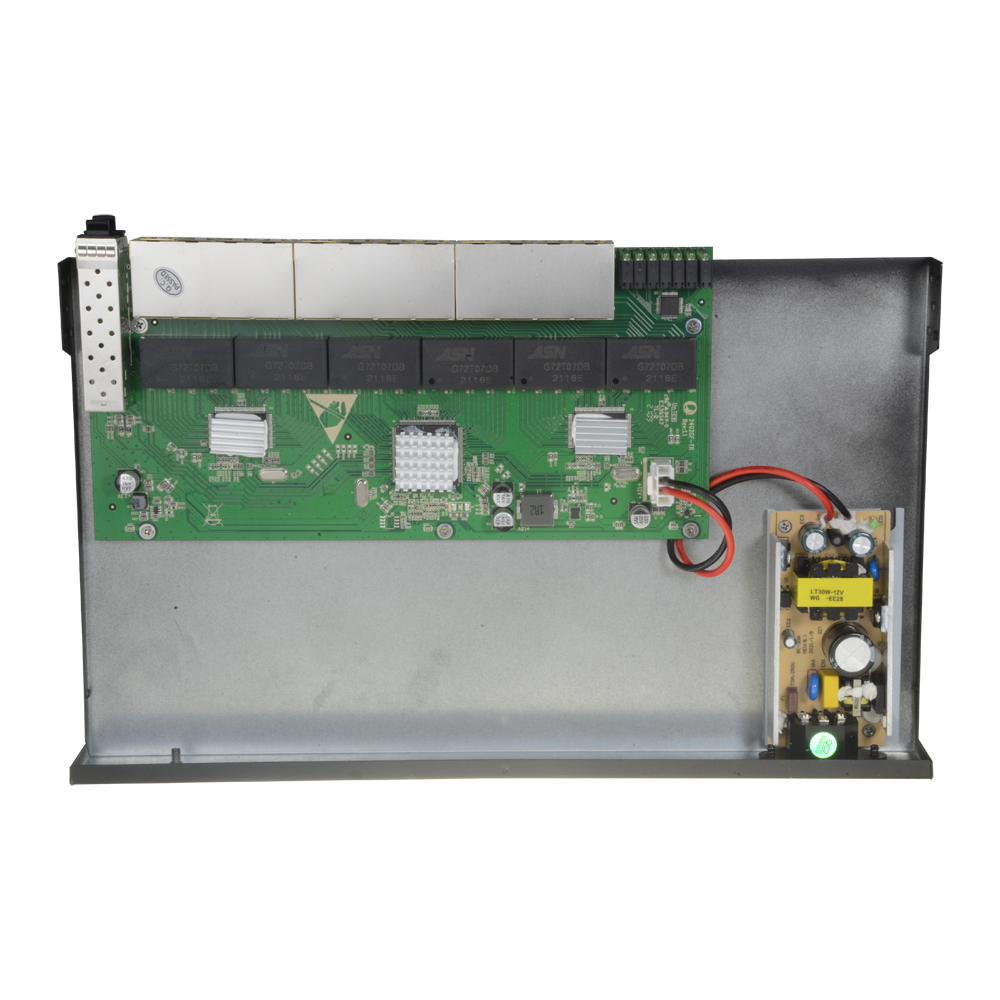 SAFIRE SW2624GT-2GF - Switch - 24 puertos RJ45 + 2 SFP GIGA - Velocidad de puertos 10/100/1000 Mbps - Máximo 20W - Plug &amp;amp; Play - Tecnología de ahorro de energía - imagen 2