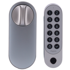 AQARA AQ-EL-D02D-S - Aqara Cerradura inteligente U200 Plata - Teclado inalámbrico con lector de huella por IA - Instalación directa sobre el cilindro existente - Thread / Bluetooth / Matter / Apple Home Key NFC - Soporta Batería de Li-Ion recargable / 4x - imagen 2