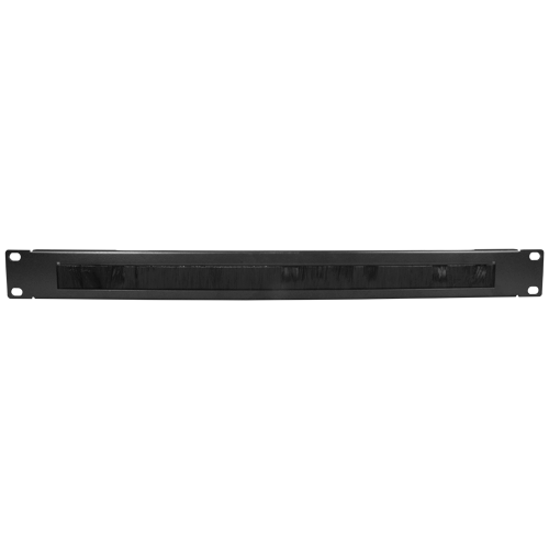 MARCA BLANCA CBBP-1U - Panel de cepillo - Medida máxima 1U - Apto para rack - Robusto y resistente - Color negro - Fabricado en metal - imagen 2