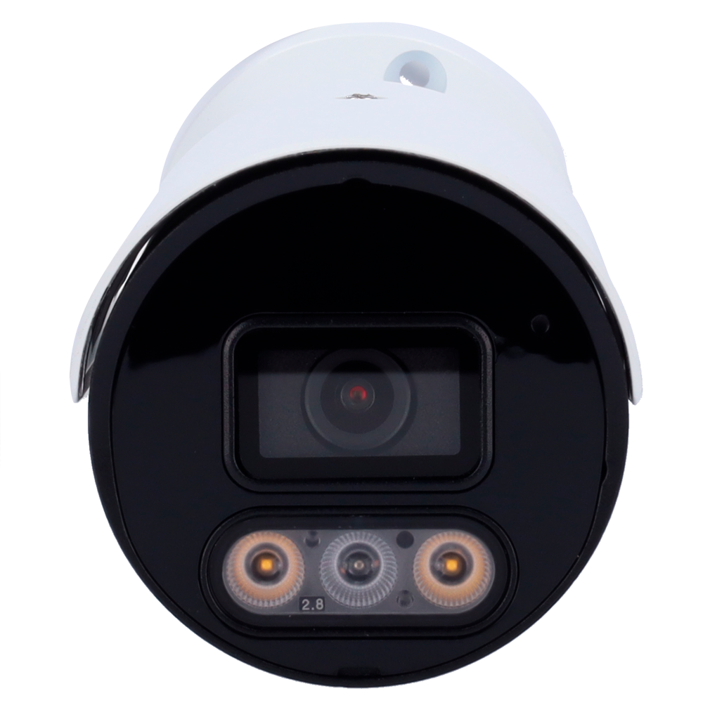 UNIVIEW UV-IPC2124LE-ADF28KMC-DL - Cámara Bullet IP Uniview - Gama Easy - 4 MP | Lente 2.8 mm | microSD 512 GB - IR 30 m | Luz blanca 30 m | WDR 120 dB - Color Hunter | Dual Light - PoE | UMD | IP67 - Micrófono | Altavoz - imagen 2
