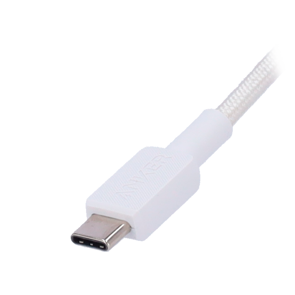 ANKER ANK-322-USBC-USBC-300-W - Anker - Cable USB2.0 - USB-C a USB-C - Cable de nylon trenzado - Longitud 3m - Carga rápida hasta 60W | Color blanco - imagen 2