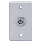 SAFIRE EXITBUTTON307-SLIM - Pulsador con llave - Uso profesional - Testado 500.000 usos - NO/NC/COM | Empotrado o superficie - Medidas 86 (Al) x 50 (An) x 29 (Fo) mm - Fabricado en acero inoxidable - imagen 2