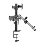 BRATECK LUMI LDT66-C024ML - Brazo para monitor y PC - Instalación en mesa - Peso soportado 9 Kg + 4 Kg - imagen 2