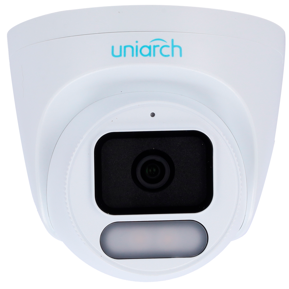 UNIARCH UV-IPC-T244-ADF28K-WP - Cámara IP Turret | Uniarch - 4 MP | Lente 2.8 mm | microSD 512 GB - Luz blanca 30 m | WDR 120 dB - Color Hunter con tecnología WISE-ISP - PoE | UMD | IP67 - Botón de reset | Micrófono incorporado - imagen 2