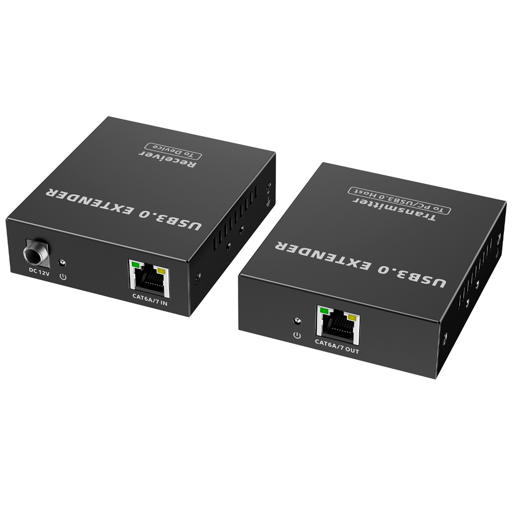 LENKENG USB-EXT-4-30 - Extensor USB 3.0 LAN - 1 entrada USB - 4 salidas USB - Longitud máxima de conexión 50m - Plug and Play - imagen 2