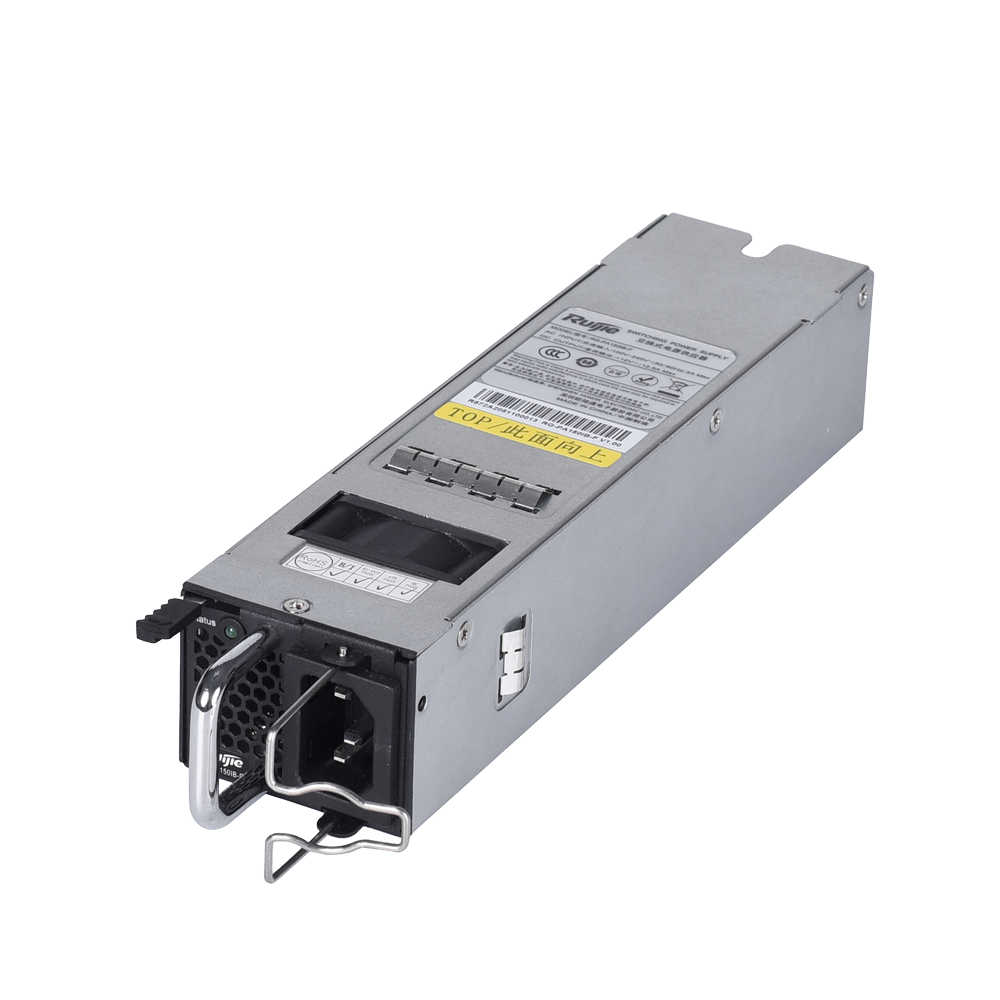 RUIJIE ENTERPRISE RG-PA150IB-F - Fuente de alimentación modular para switches Ruijie - Potencia de salida estable de 150W a 12V - Entrada flexible AC de 100V a 240V a 50/60 Hz - Flujo de ventilación optimizado Rear-to-Front - Compatible con series RG-S530 - imagen 2