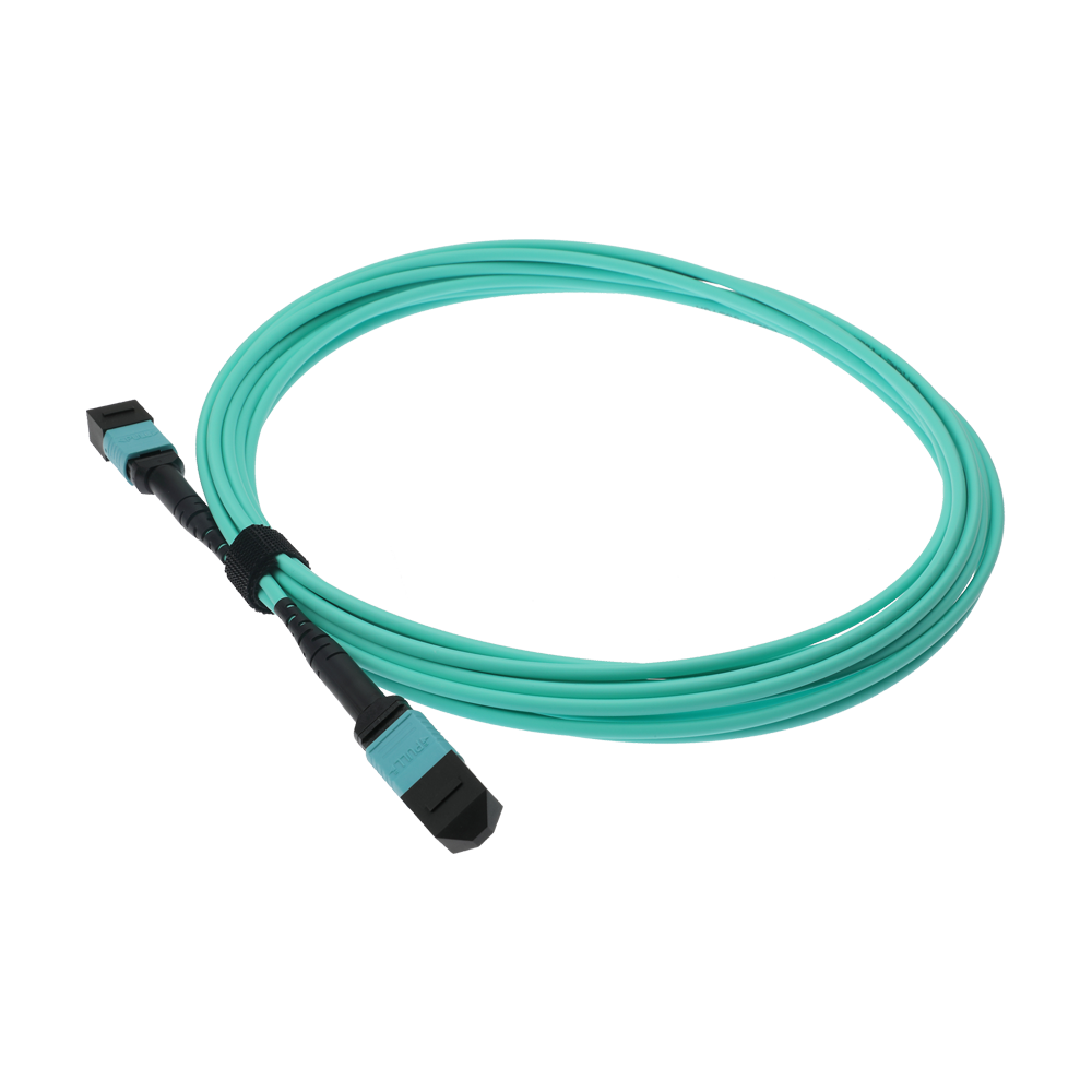 SAFIRE SF-MPO-UPC-5M - Cable troncal MPO de 12 fibras de alta densidad - Fibra multimodo OM4 Elite de baja pérdida - Conectores MPO hembra a hembra con pulido UPC - Polaridad Tipo B para conexiones 40G/100G - Longitud de 5 metros y grosor robusto de 3.0 m - imagen 2