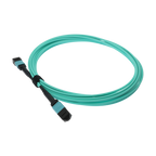 SAFIRE SF-MPO-UPC-5M - Cable troncal MPO de 12 fibras de alta densidad - Fibra multimodo OM4 Elite de baja pérdida - Conectores MPO hembra a hembra con pulido UPC - Polaridad Tipo B para conexiones 40G/100G - Longitud de 5 metros y grosor robusto de 3.0 m - imagen 2
