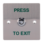SAFIRE EXITBUTTON307 - Pulsador con llave - Uso profesional - Testado 500.000 usos - NO/NC/COM | Empotrado o superficie - Medidas 86 (Al) x 86 (An) x 29 (Fo) mm - Fabricado en acero inoxidable - imagen 2