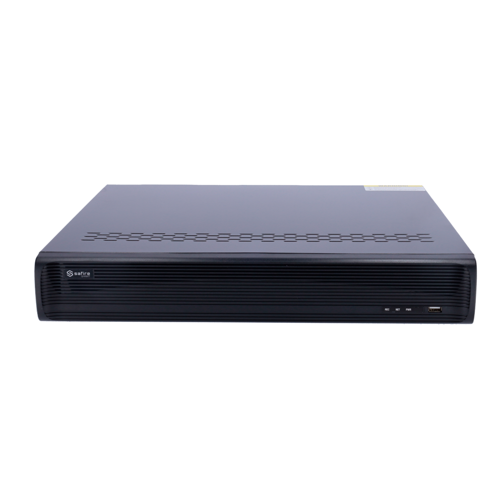 SAFIRE SMART SF-NVR8416A-B2 - Safire Smart - Grabador NVR para cámaras IP gama B2 - 16CH vídeo / Compresión H.265S / 4HDD - Resolución hasta 12Mpx / Ancho de banda 160Mbps - HDMI 4K y VGA / Dewarping Fisheye - Reconocimiento facial, Metadatos de vídeo - imagen 2