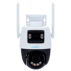 UNIARCH UV-UHO-P2S-M55F34 - Cámara IP WiFi Uniarch | 5MP - Doble lente 2.8 mm panorámica y 4 mm PTZ - IR 30m | Luz blanca 30 m | DWDR | MicroSD 512GB - UMD | Alarma antisabotaje | Detección de audio - WiFi | Mic | Altavoz | IP66 - - imagen 2