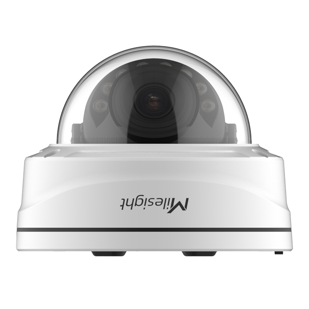 MILESIGHT MS-CQ4472-HPG1 - Cámara IP 4Mpx AI TrueColor Domo - 1/1.8" Progressive Scan CMOS | Lente 2.8 mm - Luz Policial | 6 x Luz Híbrida Inteligente - IR 40m | Luz Blanca 30m | Micrófono integrado - Captura facial | Mapa de calor | Alarma - ONVIF | - imagen 2