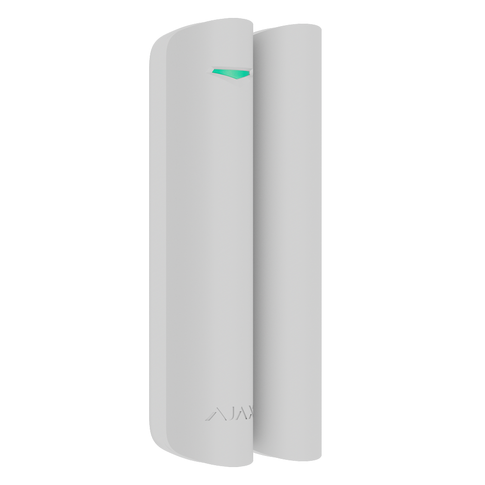 AJAX AJ-DOORPROTECT-G3-W - Contacto magnético - Certificado NFA2P y grado 3 - Detector impacto e inclinación - Inalámbrico 868 MHz Superior Jeweller - Antienmascaramiento magnético - Alcance vía radio hasta 3.000 m - 2 relés reed: instalación de imán a am - imagen 2