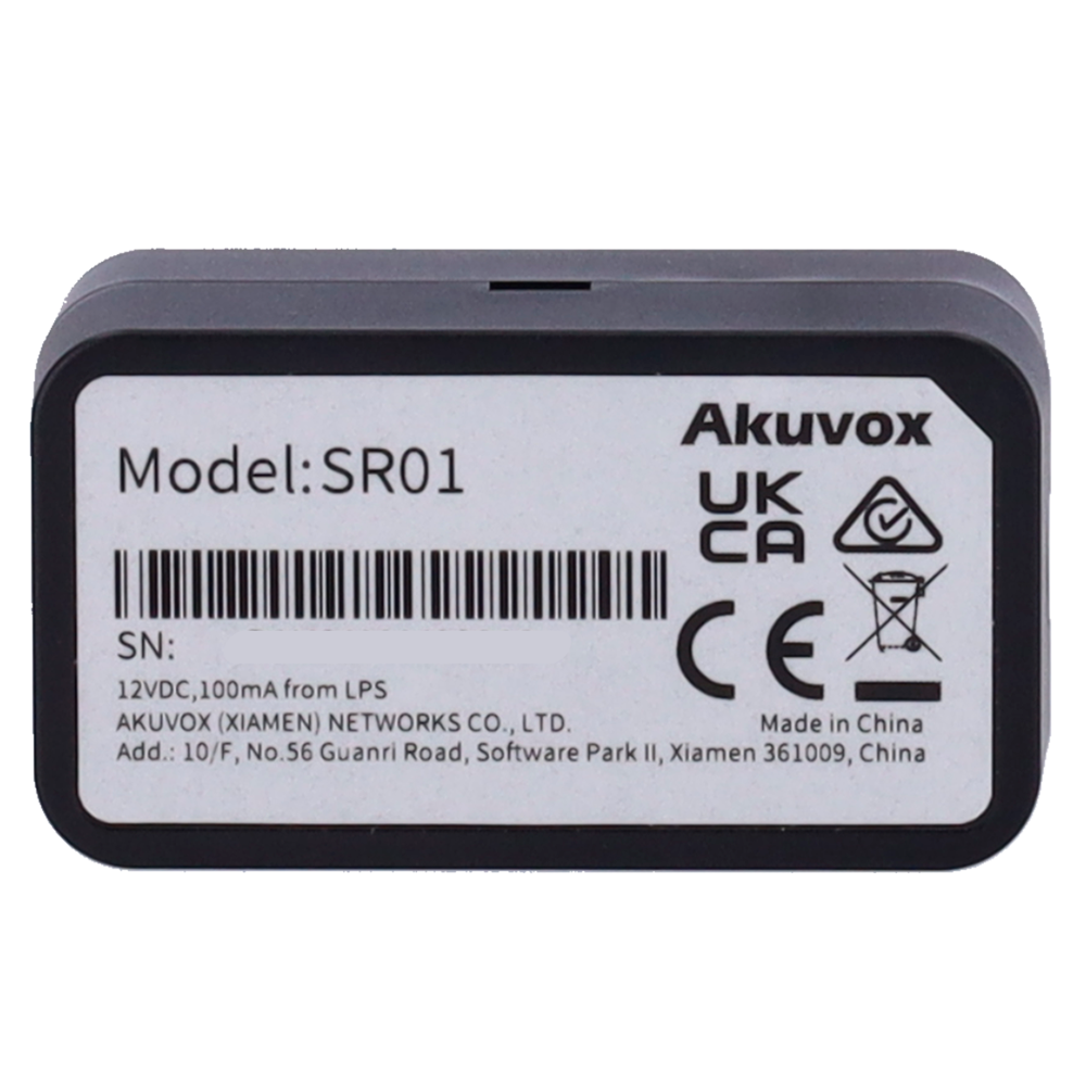 AKUVOX AK-SR01 - Módulo de puerta segura - Tamaño reducido para cajas de mecanismo - Comunicación RS485 | Entrada de pulsador - Salida de relé NO/NC - Salida DC 12 V - Alimentación DC 12 V - imagen 2