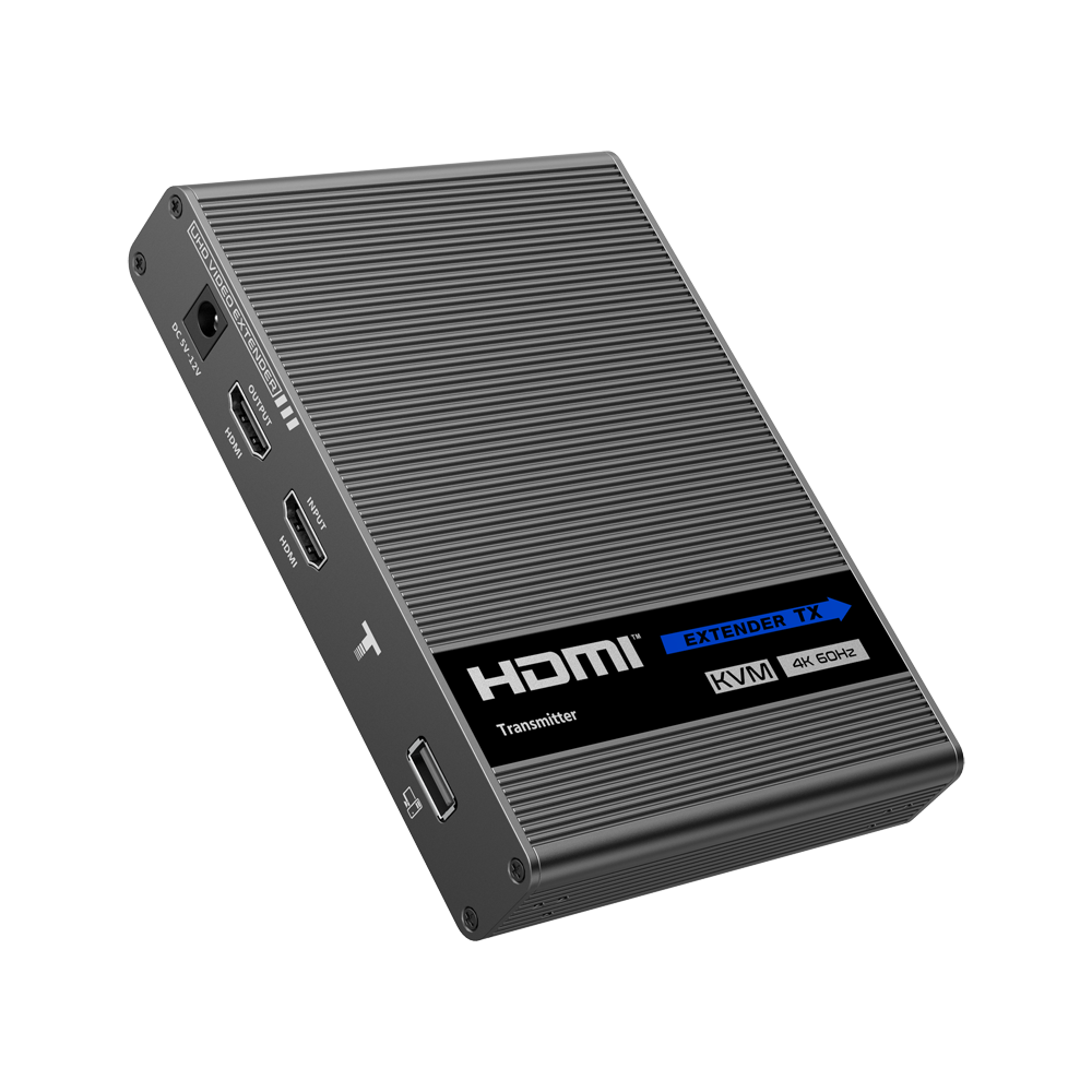 LENKENG HDMI-EXT-4K-KVM - Extensor KVM de señal HDMI - Alcance 70 m - Resolución 4K - Permite conexiones 1:1 - HDMI Loop out - POC - Alimentación por cable - imagen 2