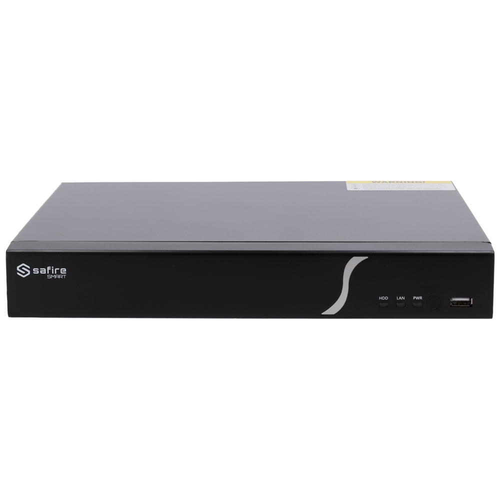 SAFIRE SMART SF-NVR6104-B2 - Safire Smart - Grabador NVR para cámaras IP gama B2 - 4CH vídeo / Compresión H.265+ - Resolución hasta 8Mpx / Ancho de banda 80Mbps - Salida HDMI 4K y VGA / 1HDD - Detección facial / Búsquedas inteligentes - imagen 2