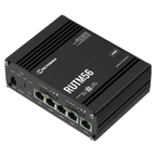 TELTONIKA TK-RUTM56 - Router Industrial Dual Modem: 1x 5G y 1x 4G Cat 4 - Conectividad 5G ultra rápida hasta 3.4 Gbps - Resiliencia total con SIM física y soporte eSIM - Wi-Fi 5 Dual-Band Wave 2 hasta 867 Mbps - 5 puertos Gigabit Ethernet para alta veloci - imagen 2
