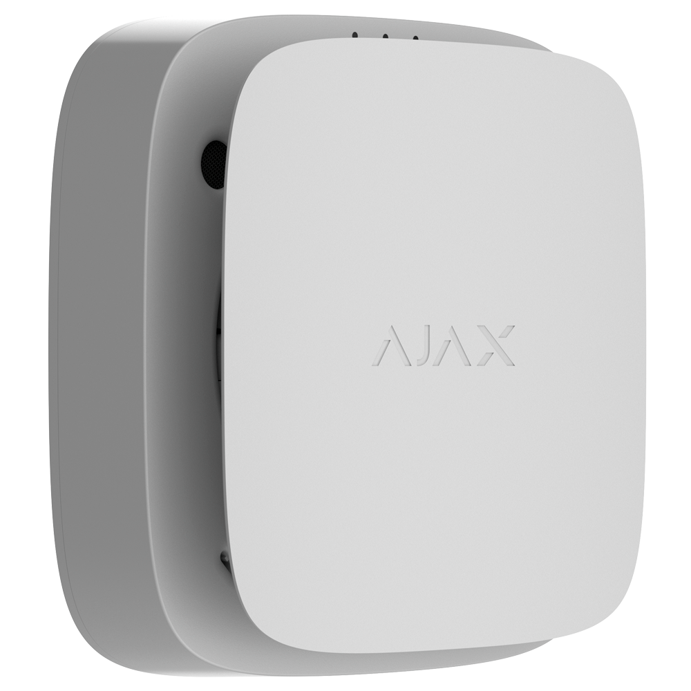 AJAX AJ-EN54-SMOKE-W - Inalámbrico - Sensor de humo óptico de doble espectro - Evita respuestas por vapor de agua - Detección de pérdida de conexión y antisabotaje - Control y configuración remotos en las apps Ajax - Posibilidad de sustituir las baterías - imagen 2