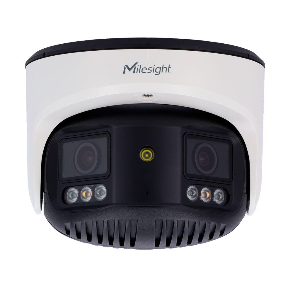 MILESIGHT MS-C8477-HPG1 - Cámara IP 8Mpx TrueColor Panorámica 180º - 1/1.8" Progressive Scan CMOS - Lente de 4mm@ F1.0 - IR 30m | Luz Blanca 25m | Micrófono integrado - WEB, Software CMS, Smartphone y NVR - ONVIF | IP67 | IK10 | NDAA - imagen 2