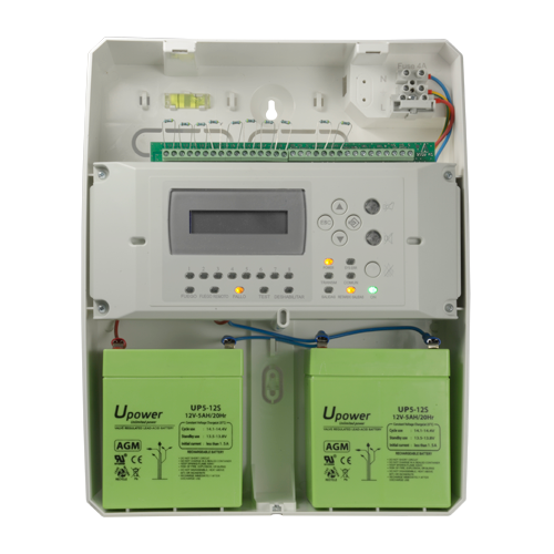 DMTECH DMT-FP9000-8 - Central convencional de 8 zonas con pantalla LCD - 2 Salida de Sirena - 2 salidas de alarma y fallo y 2 salidas de relé configurables - Salida para repetidor - Hasta 30 detectores por zona - Autodetección de resistencia fin de línea - imagen 2