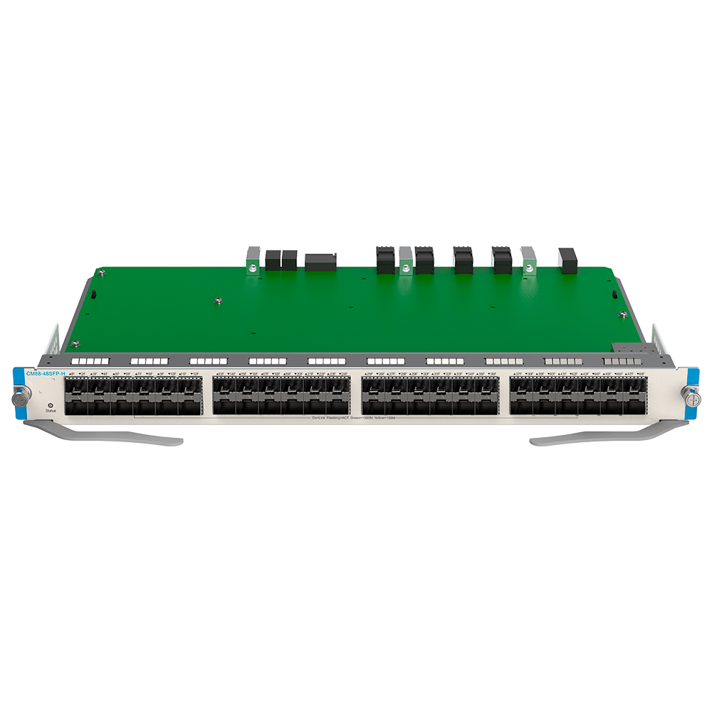 RUIJIE ENTERPRISE RG-CM88-48SFP-H - Ruijie Tarjeta de línea óptica de agregación masiva - 48 ranuras independientes 1GE SFP para fibra - Conectores ópticos con soporte nativo tipo LC - Ideal para distribución perimetral de largo alcance - Soporte Hot-Swap - imagen 2