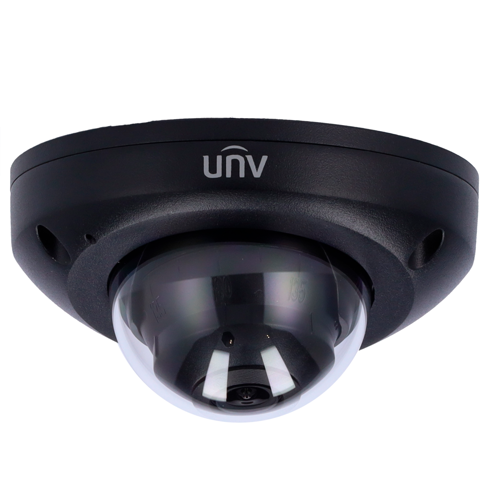 UNIVIEW UV-IPC318SB-ADF28K-I0-BLACK - Cámara Domo IP Uniview - Gama Prime - 8 MP | Lente 2.8 mm | microSD 512 GB - IR 30 m | WDR 120 dB - Light Hunter - PoE | UMD | IK10 | IP67 - Micrófono incorporado | Color negro - imagen 2