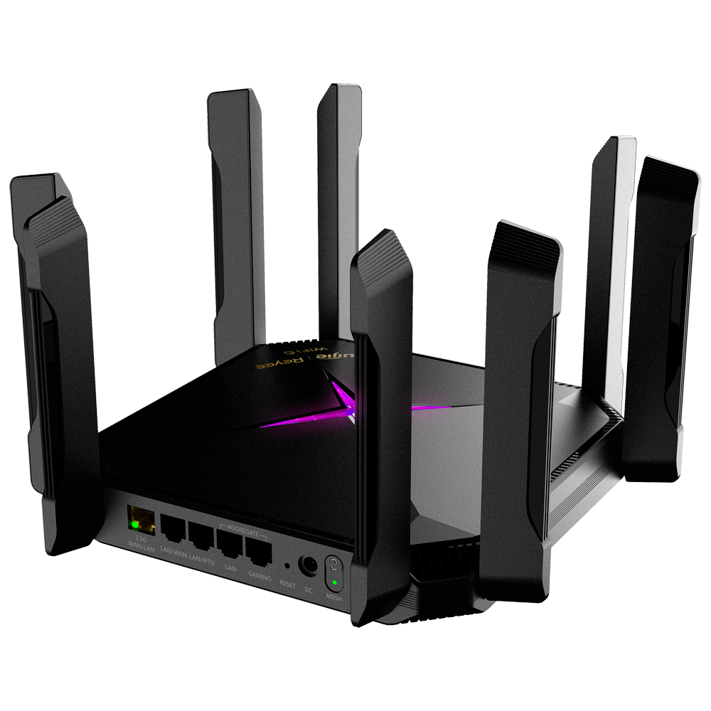 REYEE RG-EW6000GX - Reyee - Router Gigabit Mesh WiFi 6 AX6000 - 4 RJ45 10/100/1000 1 RJ4510/100/1000/2500 - WiFi 6 (4x4 en 2.4Ghz más 2x2 en 5Ghz) - Puerto gaming 2.5 Gbps dedicado con modo Turbo - Gestión inteligente vía App y Cloud gratuita - imagen 2