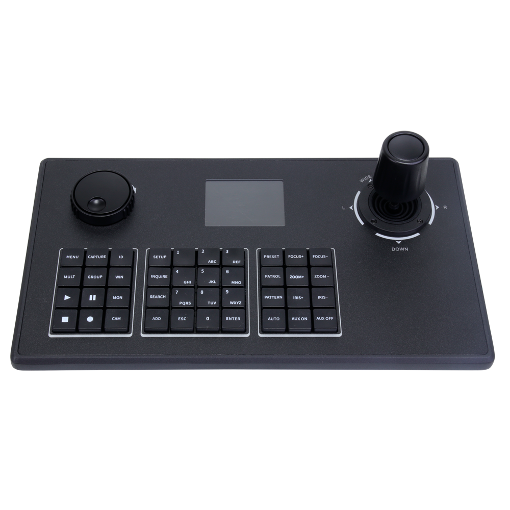 SAFIRE SMART SF-KB12-NT - Teclado IP Safire Smart - Doble interfaz: directo o red - Pantalla LCD TFT | Joystick 4 axis - Red por IP con conector RJ45 - Compatible con cámaras ONVIF - Captura de imágenes en local por USB - imagen 2