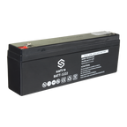 SAFIRE BATT-1222 - Batería recargable - Tecnología plomo ácido AGM - Voltaje 12 V - Capacidad 2.2 Ah - 58 x 34 x 178 mm / 820 g - Para respaldo o uso directo - imagen 2