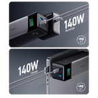 ANKER ANK-737-POWERCORE-B - Anker Power bank con pantalla digital - Capacidad 24000mAh - Entrada USB-C - Salidas 2x USB-C, USB-A - Carga 3 dispositivos a la vez - Carga rápida PD140W | Para portátil - imagen 2